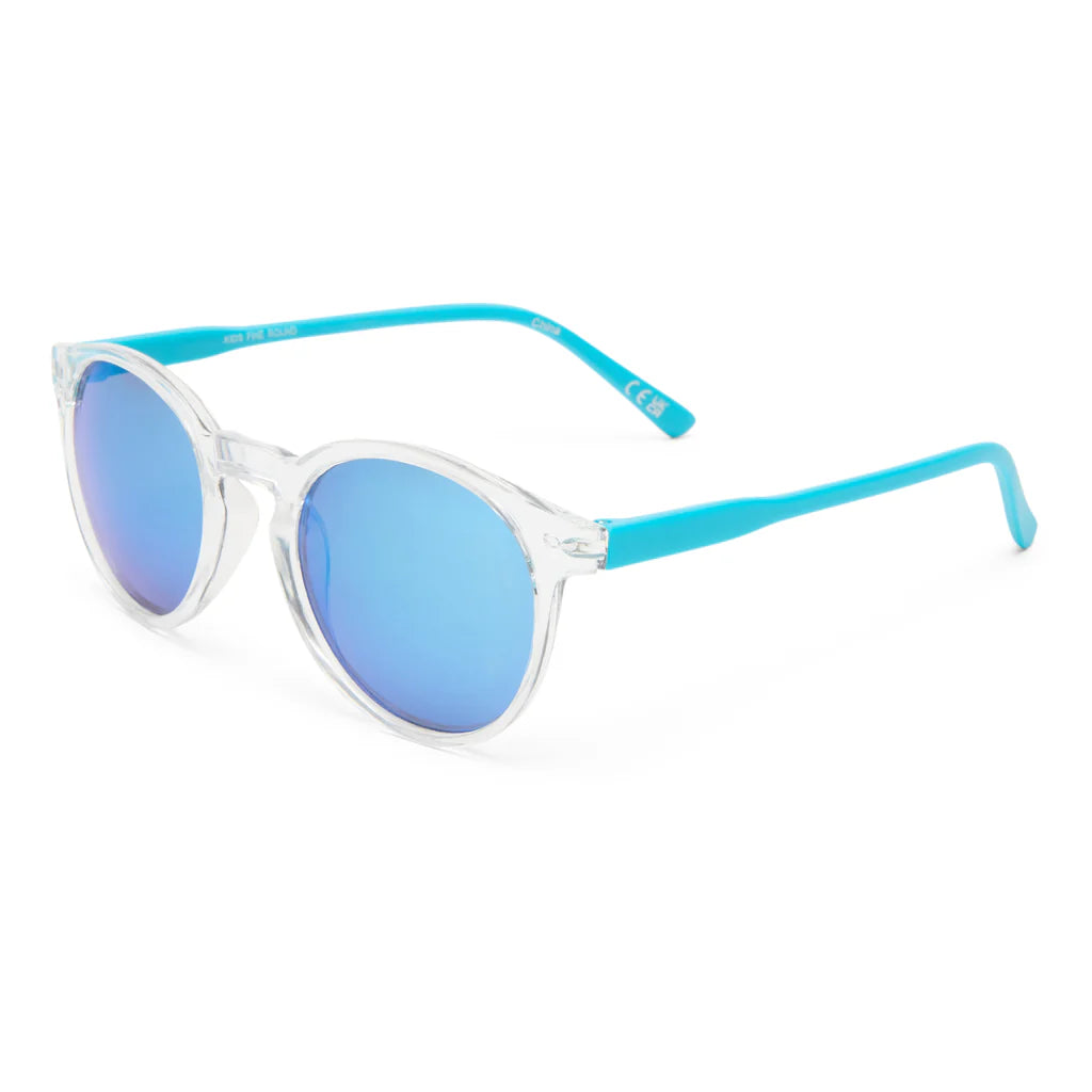 kids fine round - clear/blue