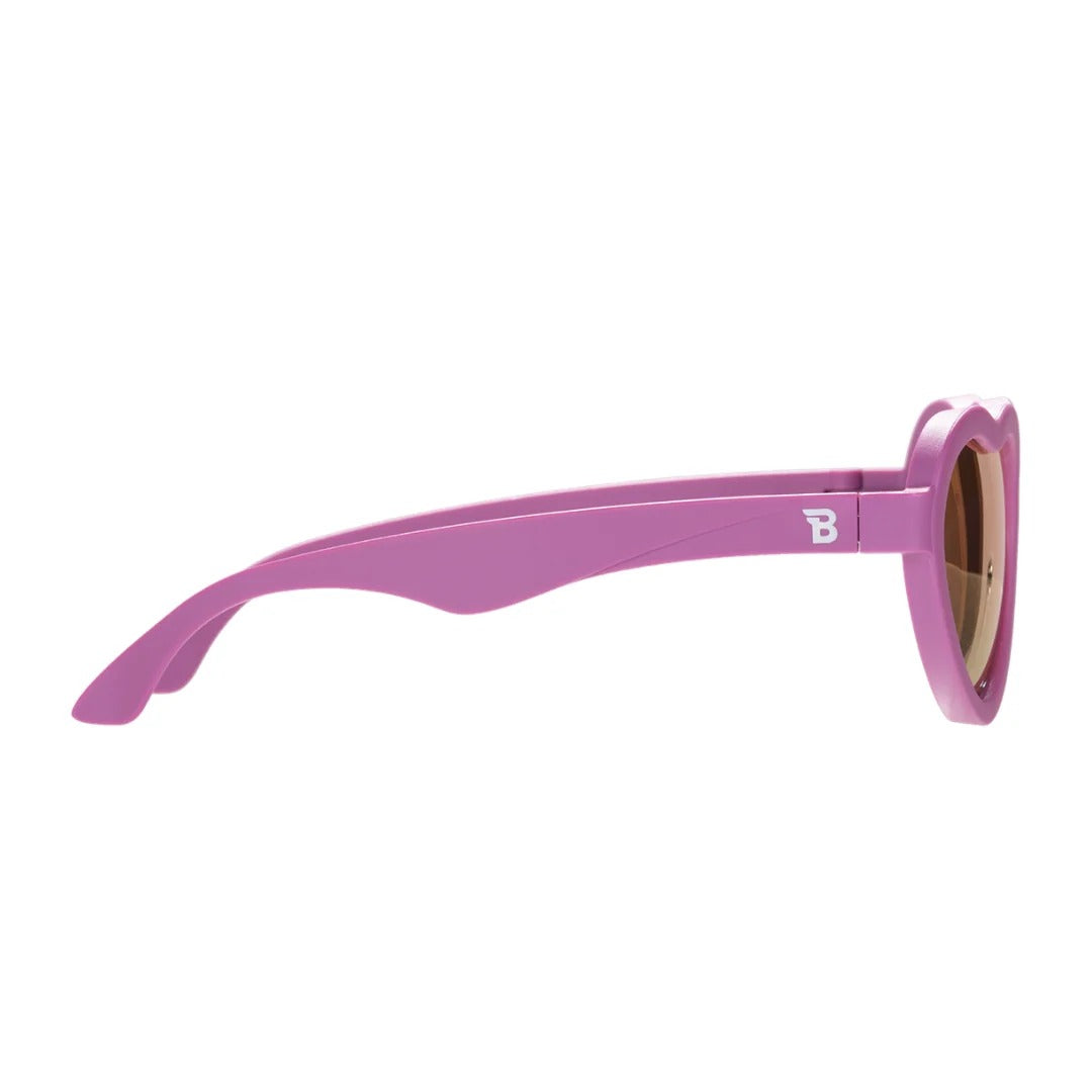 Berry Jam Heart | Polarized Pink Mirrored Lenses Polarized / Ages 3-5
