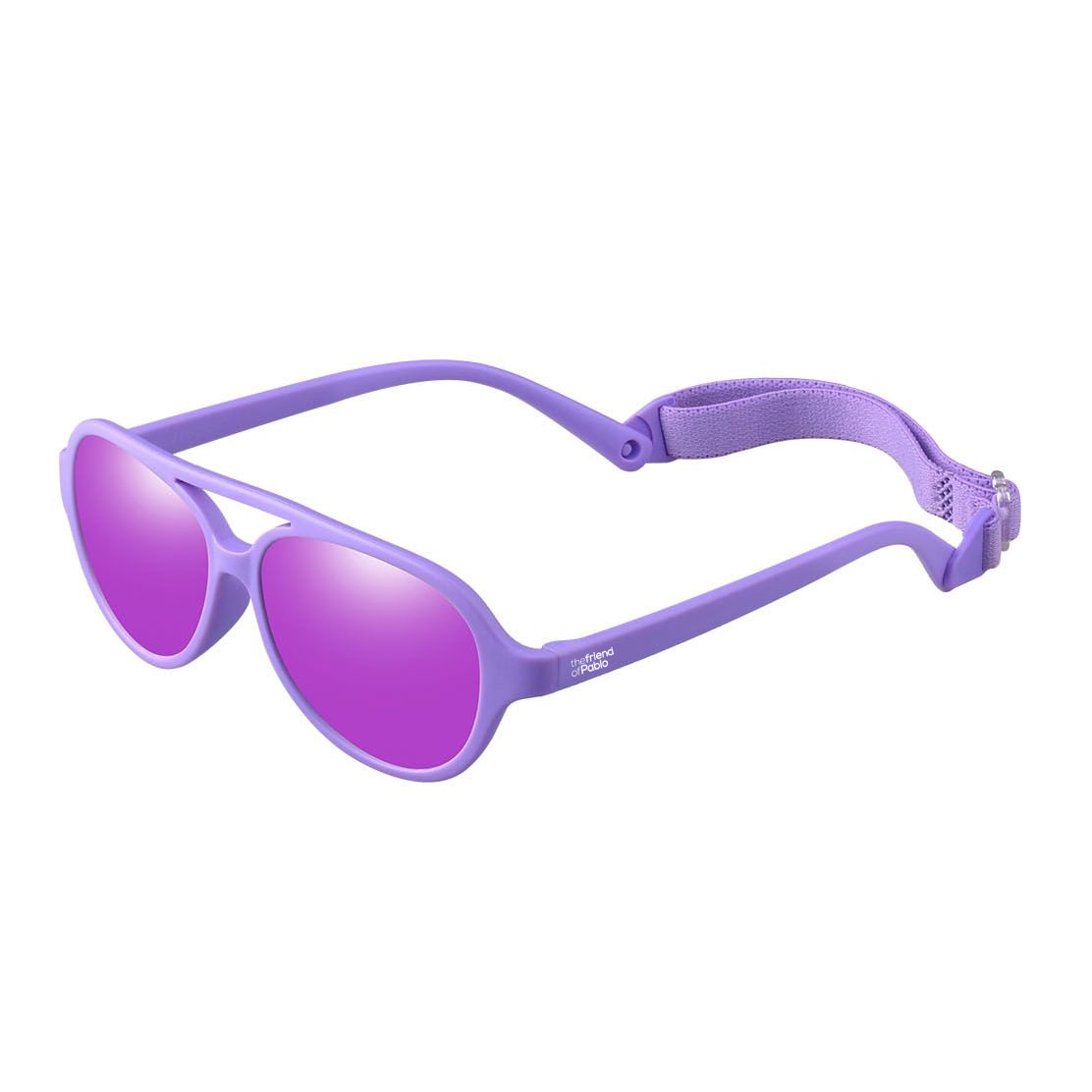 pablo kids aviator - mirror purple