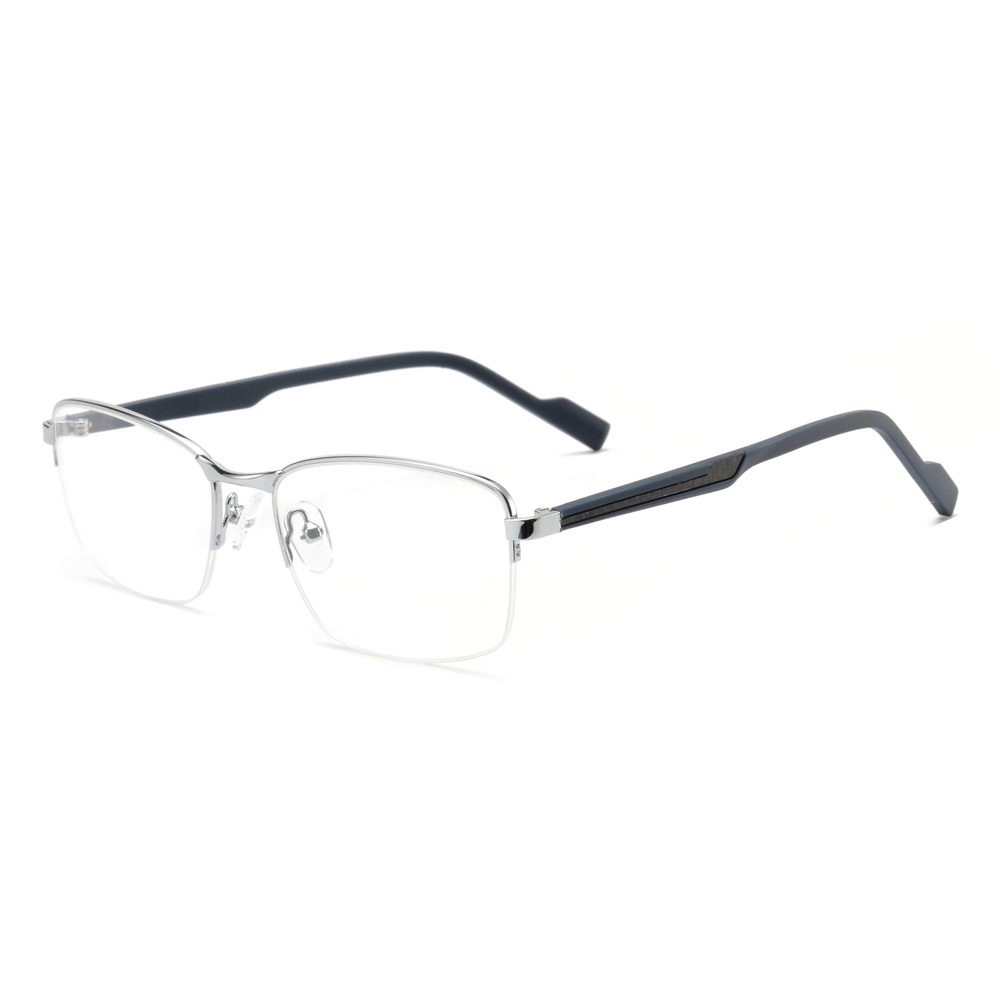 semi al aire - silver matte blue