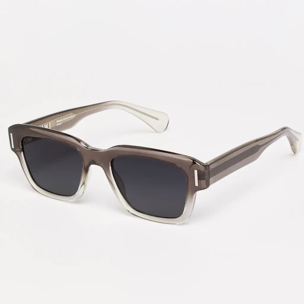mael 22 - smoke gray gradient/shiny lime