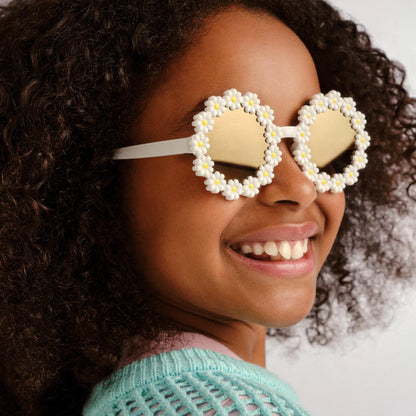 kids daisy chain - white