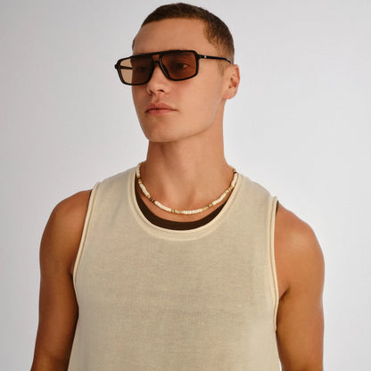 le gars + XL - black light brown mono