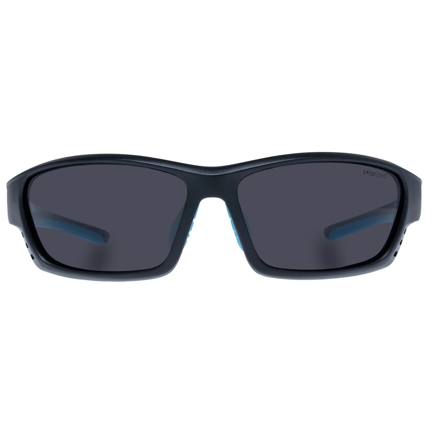 active wrap - matte black blue polarized