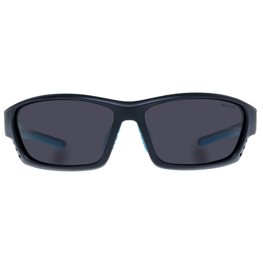 active wrap - matte black blue polarized
