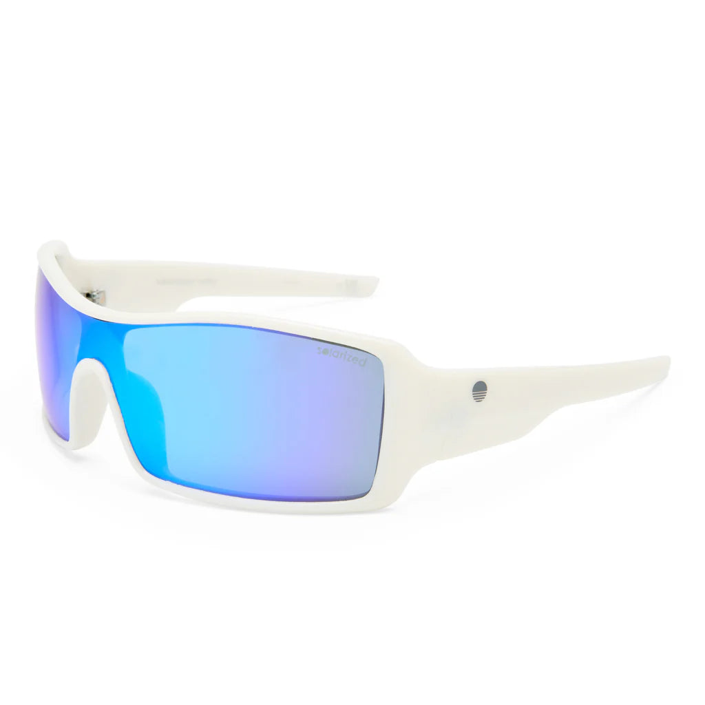 biker shield - white