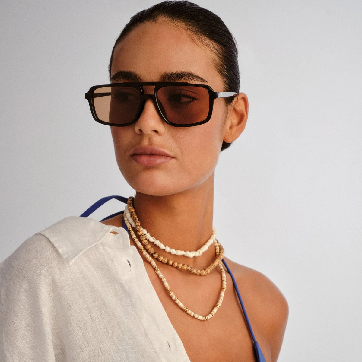 le gars + XL - black light brown mono