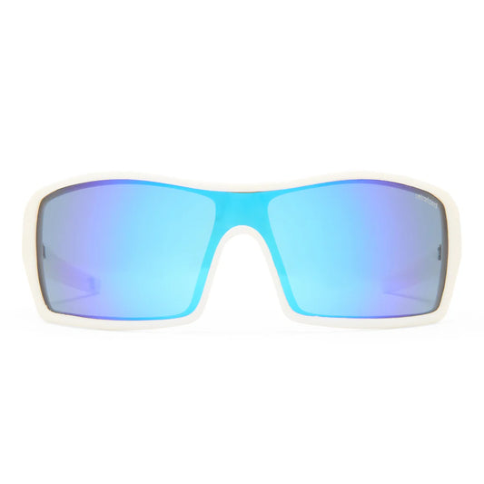 biker shield - white
