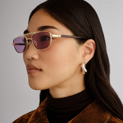 le mimi - gold violet mono