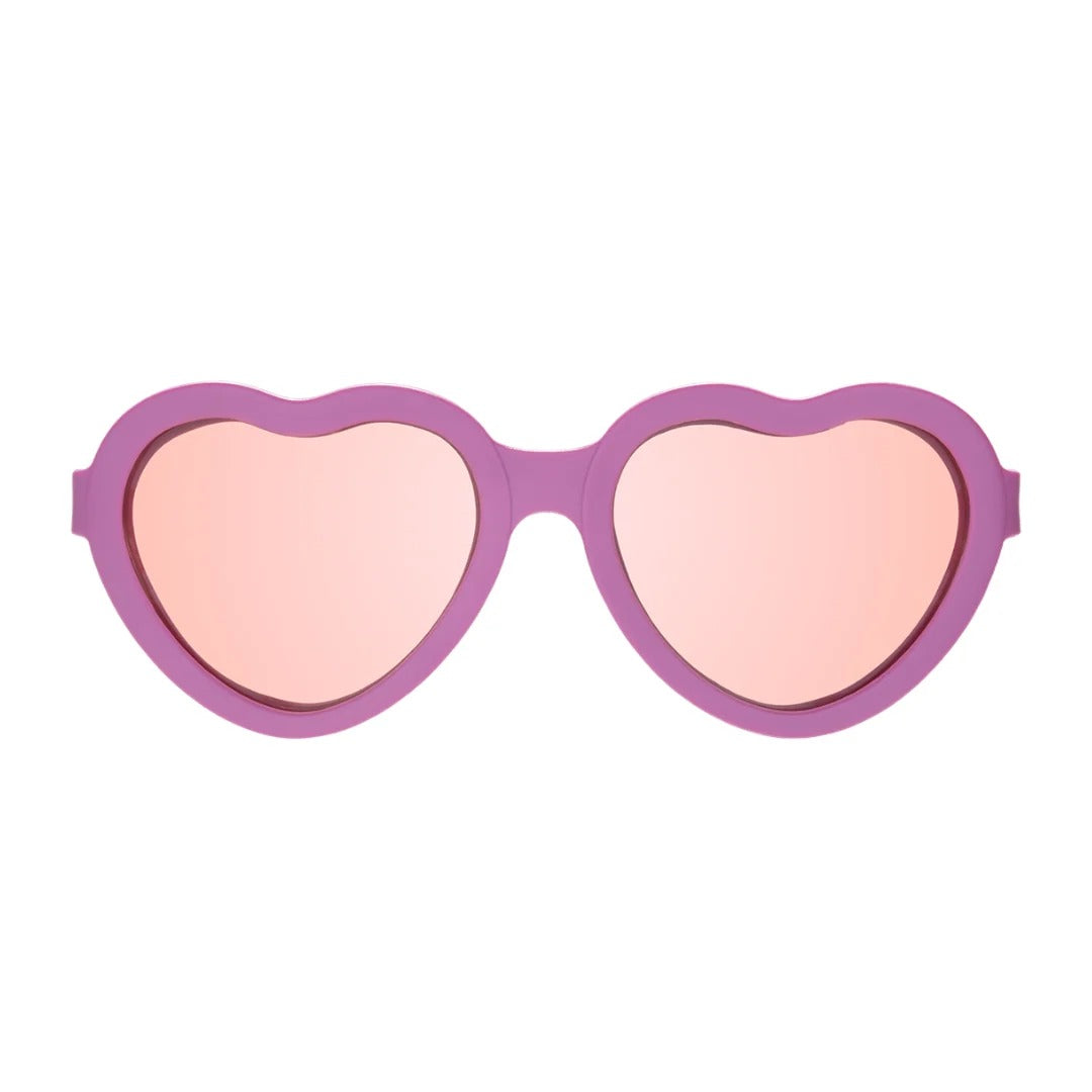 Berry Jam Heart | Polarized Pink Mirrored Lenses Polarized / Ages 3-5