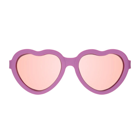 Berry Jam Heart | Polarized Pink Mirrored Lenses Polarized / Ages 3-5
