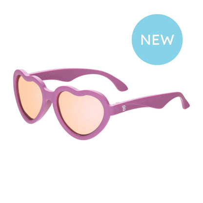 Berry Jam Heart | Polarized Pink Mirrored Lenses Polarized / Ages 3-5