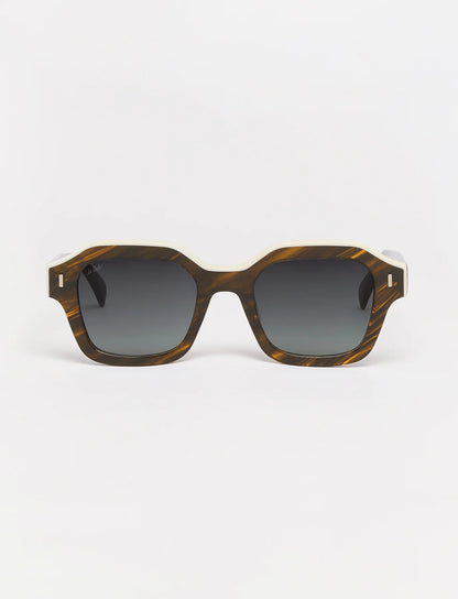 carole - stripe brown beige