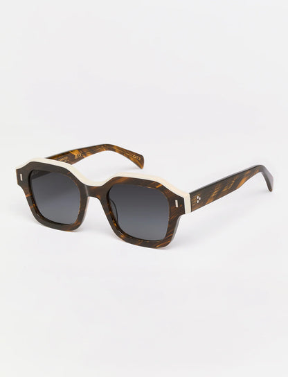 carole - stripe brown beige