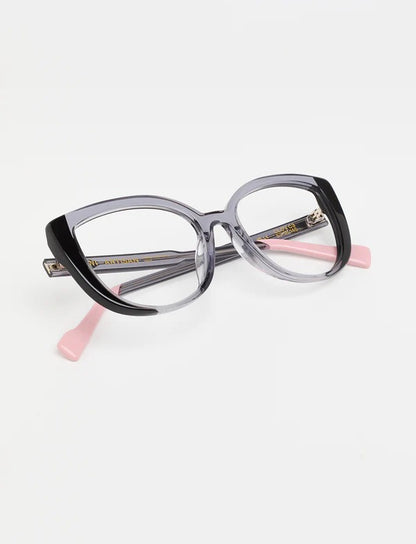 clov - bicolor shiny grey/soft pink