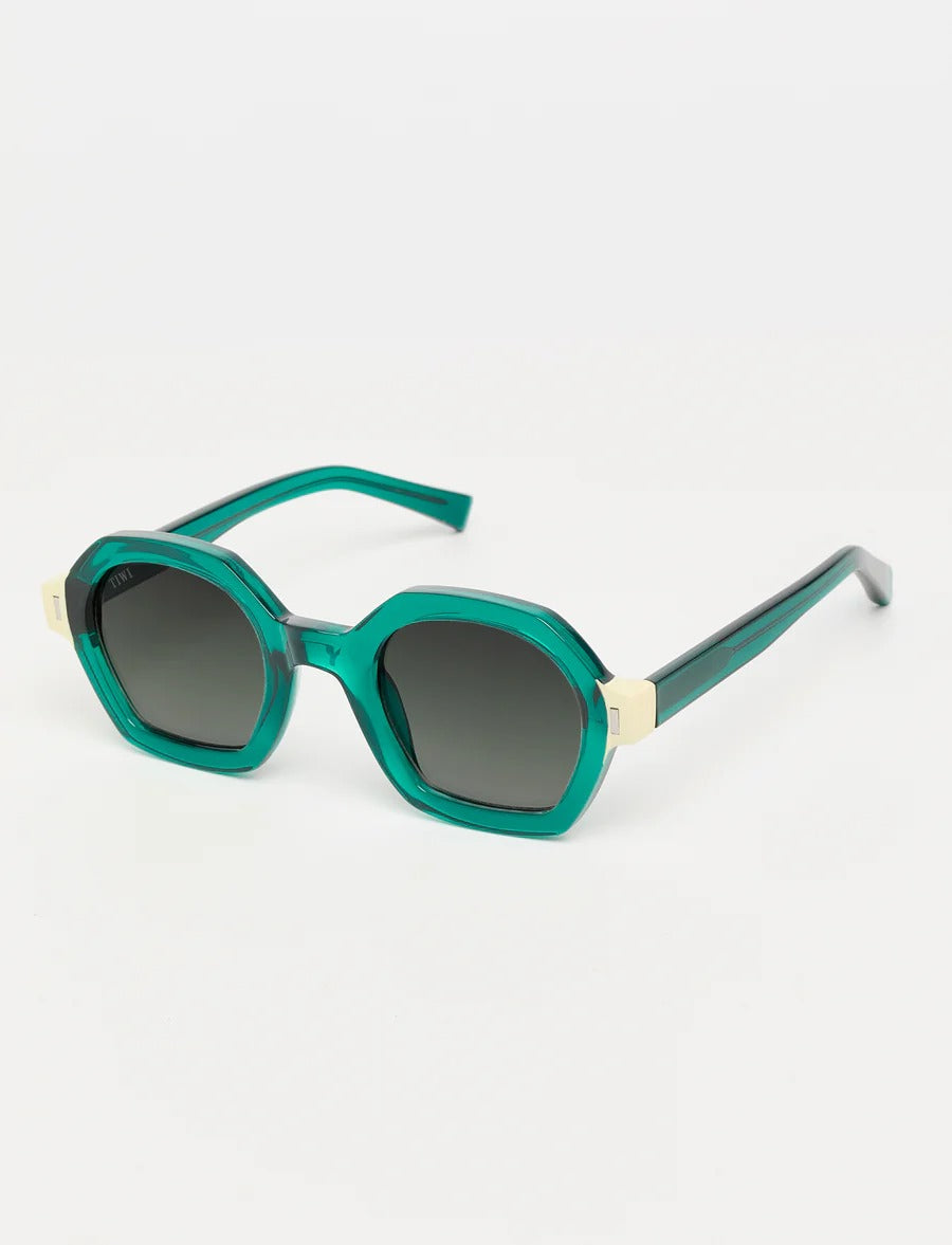 dalia 601 - bicolour shiny green/beige