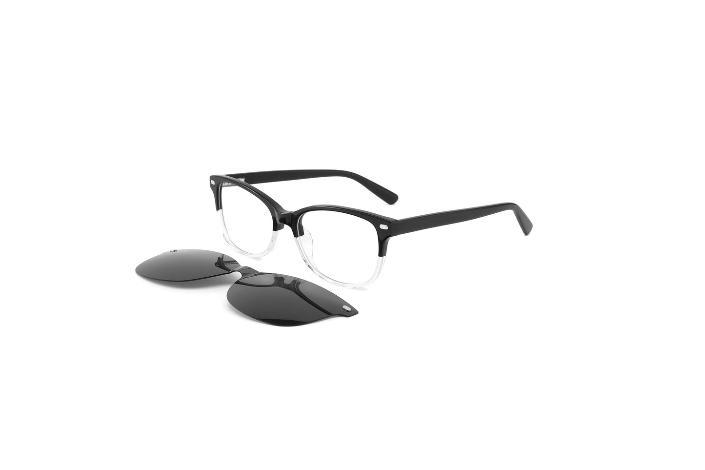 montura con click - fg1216 c1 black clear