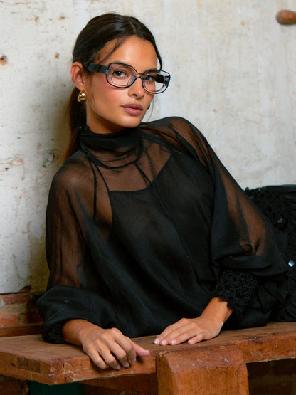 marie - bicolor crystal/black