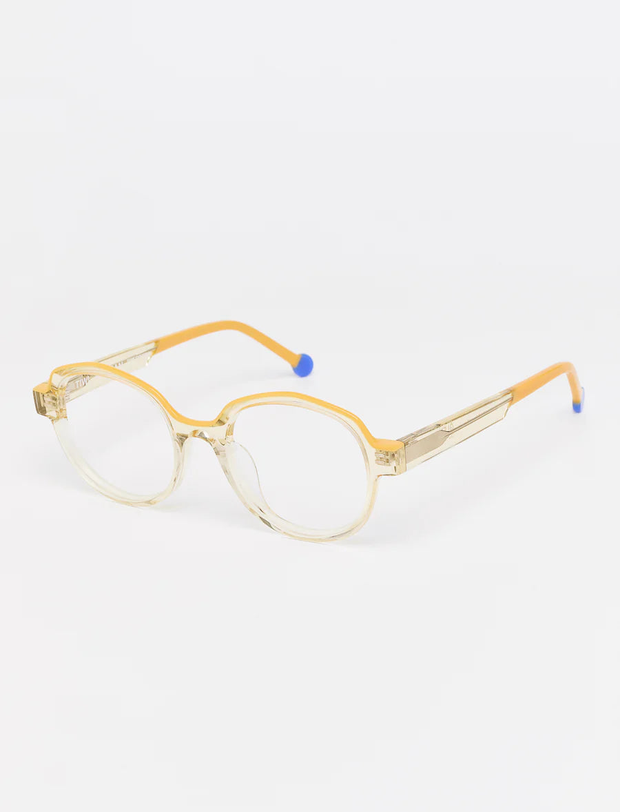 glen - bicolor shiny yellow/solid