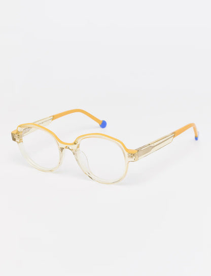 glen - bicolor shiny yellow/solid