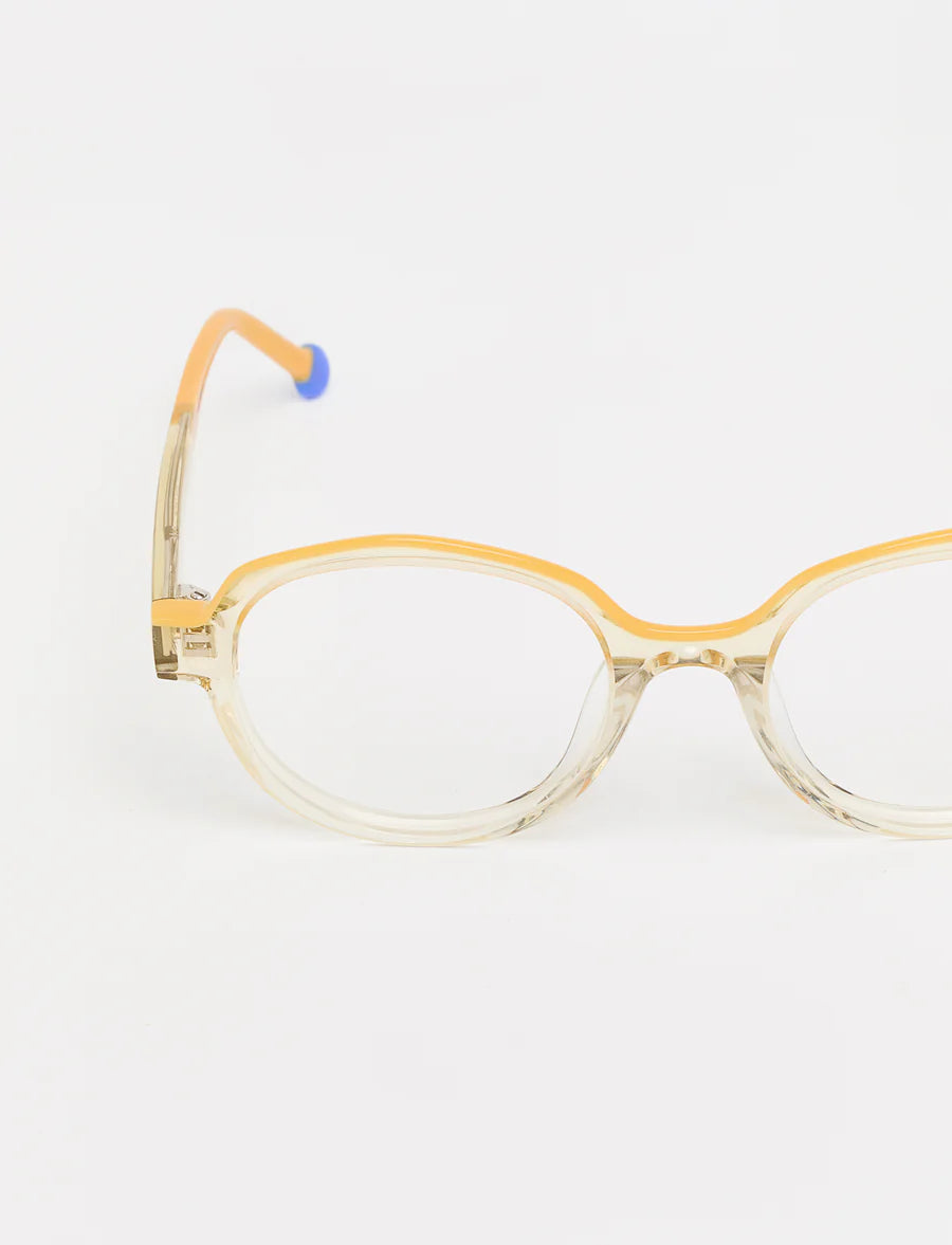 glen - bicolor shiny yellow/solid
