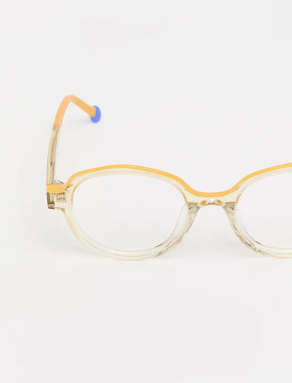 glen - bicolor shiny yellow/solid