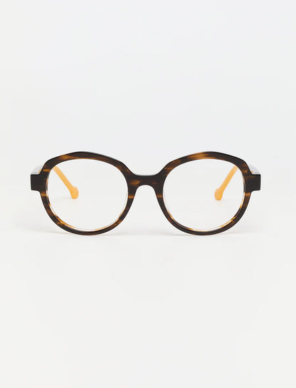 glen - bicolor green tortoise/solid yellow