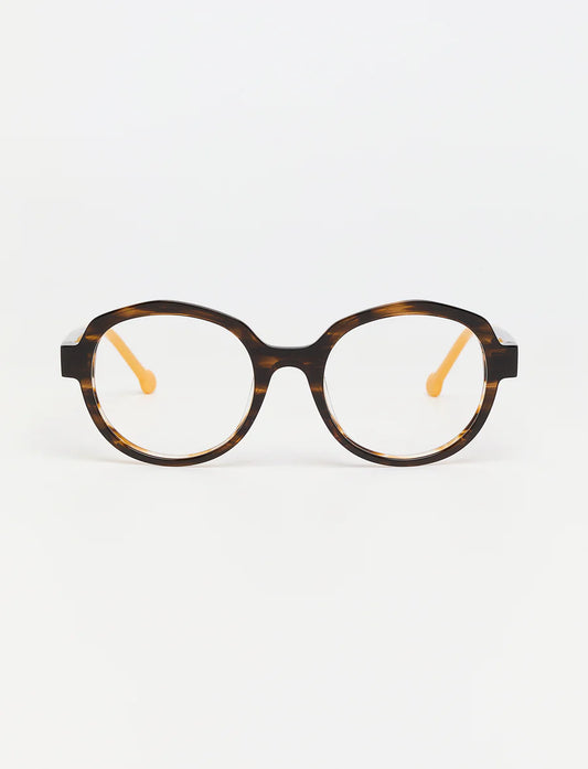 glen - bicolor green tortoise/solid yellow