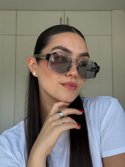 santoro - clear/black