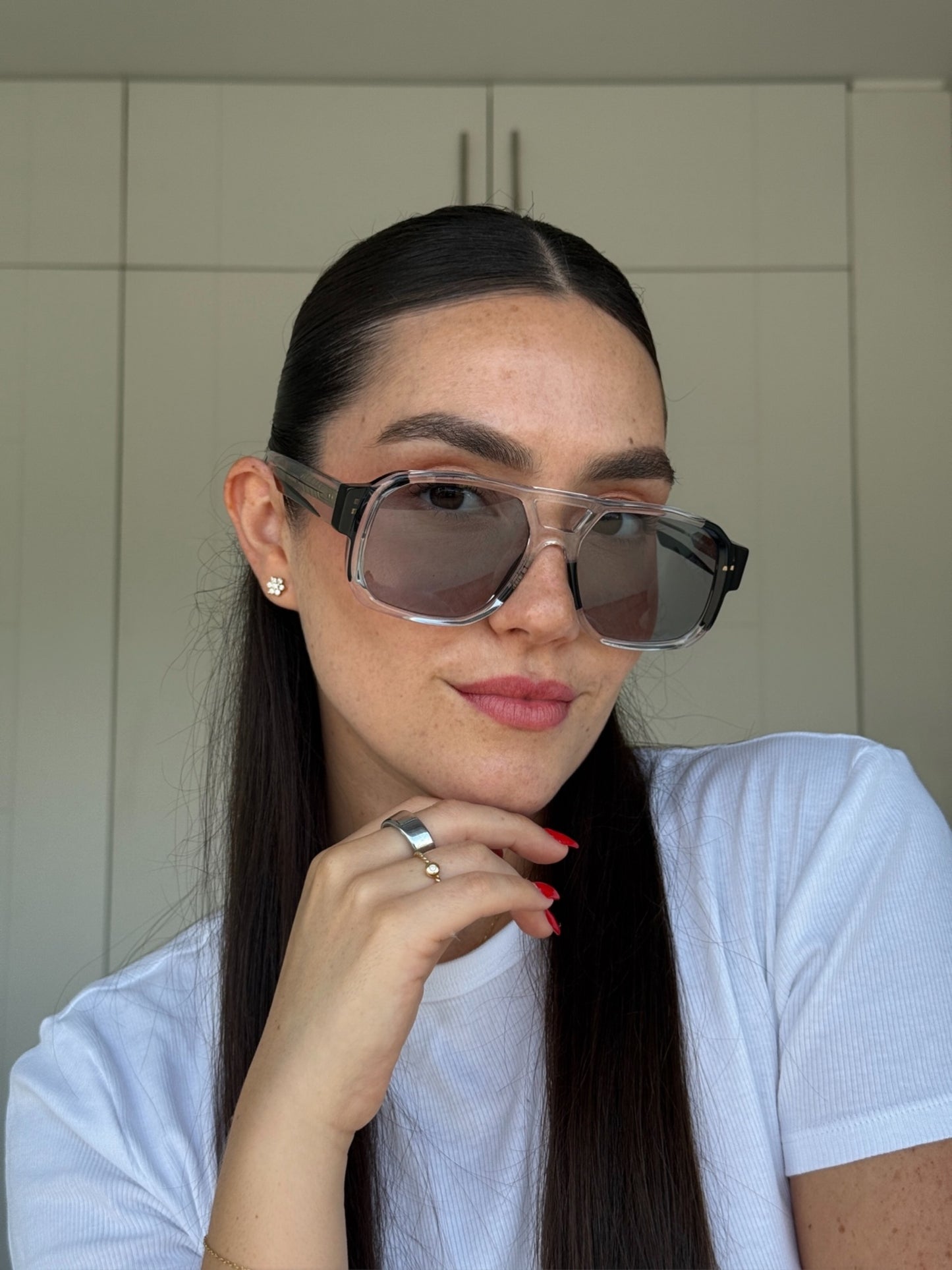 santoro - clear/black