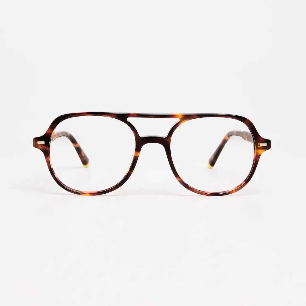 jean - bicolour vintage tortoise/orange