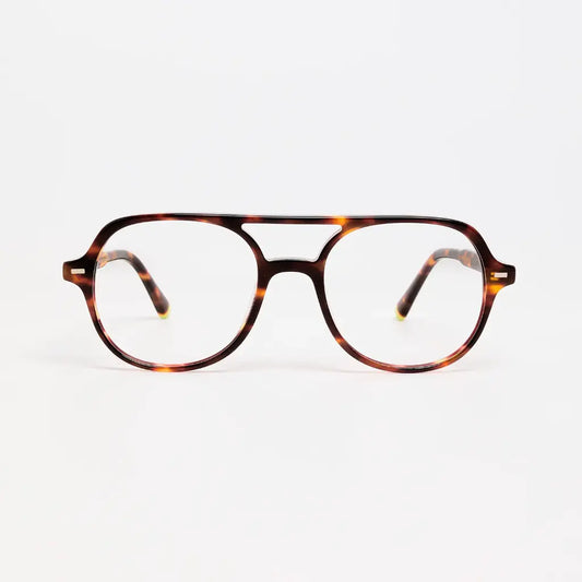 jean - bicolour vintage tortoise/orange