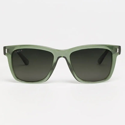 jules 600p - crystal green with green gradient polarized lenses