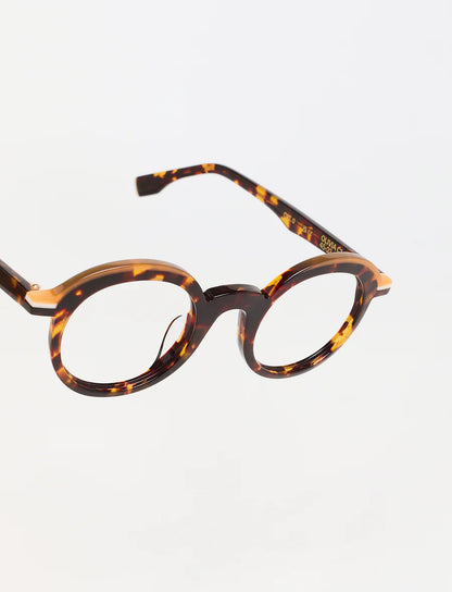 olivia - tricolor green tortoise/solid orange/beige