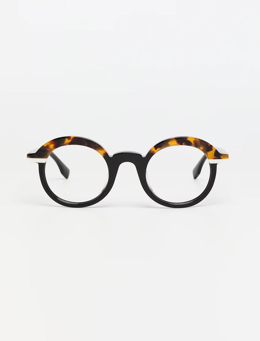 olivia - bicolor green tortoise/beige