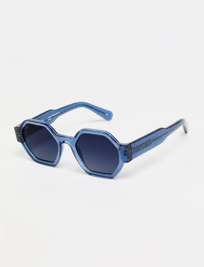 junior valette 800 - glitter blue whit blue lenses