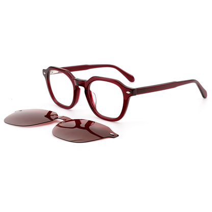 montura con clic - yd 1502 c3 burgundy