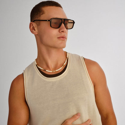 le gars + XL - black light brown mono