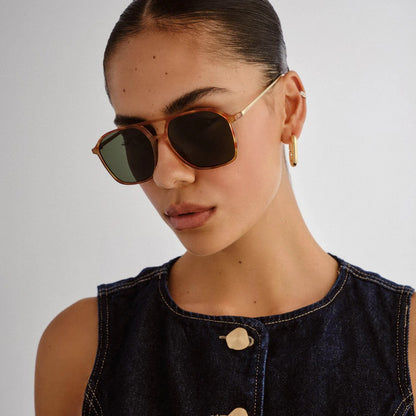 cusp - vintage tort gold