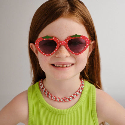 kids strawberry - red green