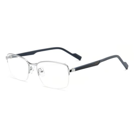 semi al aire - silver matte blue