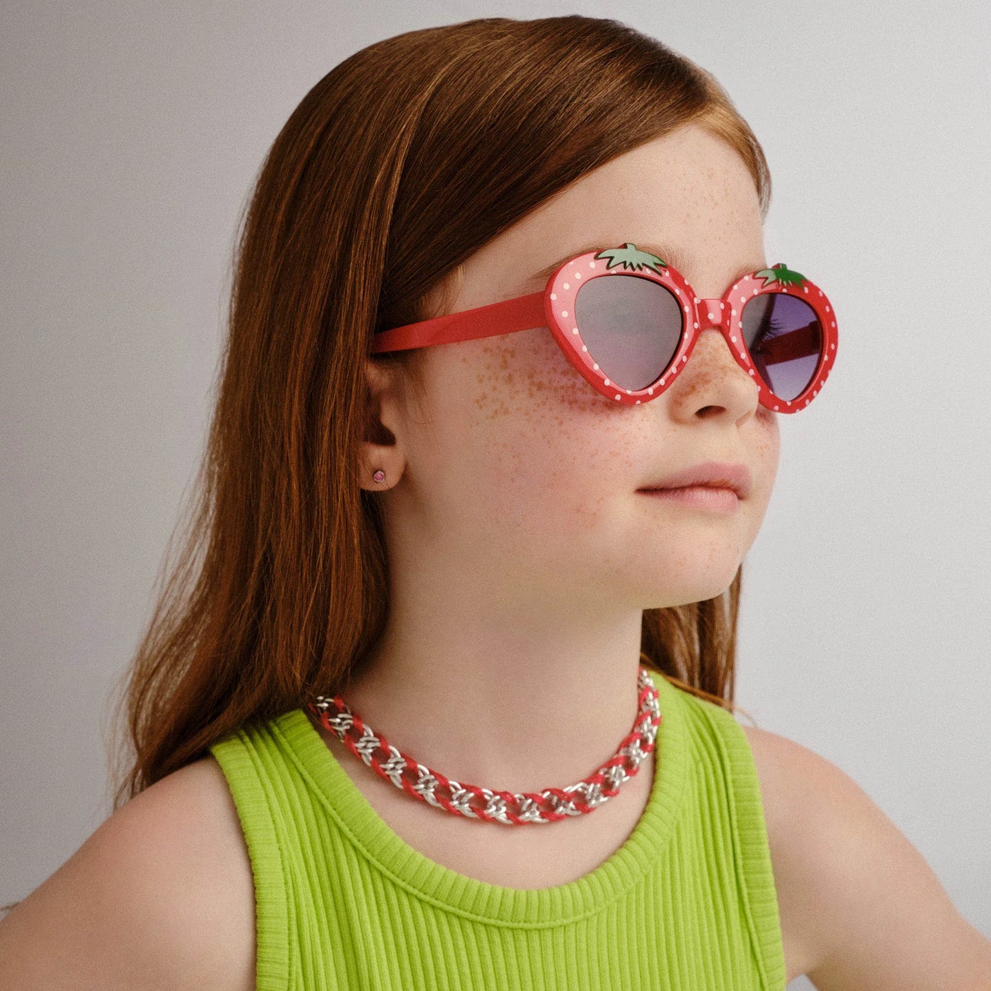 kids strawberry - red green