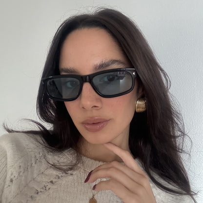 st emilión - black blue lenses