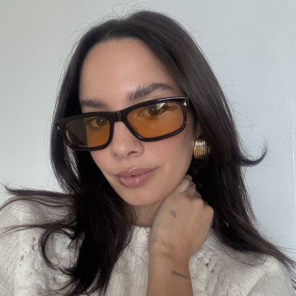 st emilión - tortoise ambar lenses