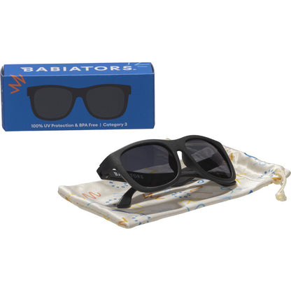 jet black navigator smoke lenses | ages 0-2