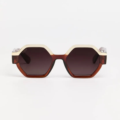 valette 130p - shiny caramel/beige topline whith burgundy